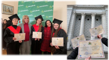 Щиро вітаємо наших випускників з отриманням дипломів магістра з відзнакою